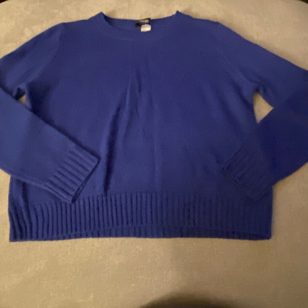 Divided Royal Blue Sweater size L